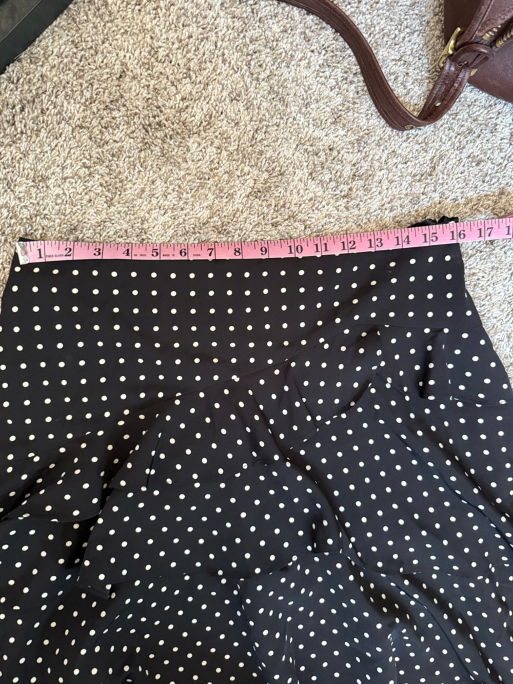 Ralph Lauren Black & White Polka Dot Tiered Cami - Picture 4 of 5